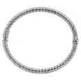 thumbnail image 3 of Italian Twisted Bangle in Sterling Silver, 3 of 8