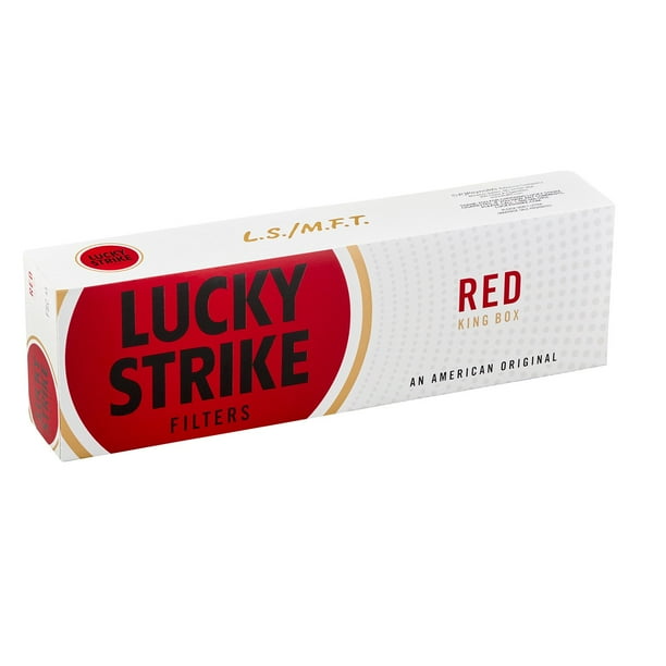 Lucky Strike Red Regular Box Cigarettes 20 ct., 10 pk