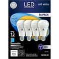 thumbnail image 1 of GE Soft White LED 60W Equivalent General Purpose A19 Light Bulbs (16 pk.), 1 of 5