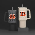 thumbnail image 2 of Logo Brands Cincinnati Bengals 40 oz. Stainless Steel Tumbler Set, 2 of 6
