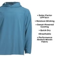 thumbnail image 2 of Habit Men's UPF 50+ UV Protection Hooded Performance Layer, 2 of 8