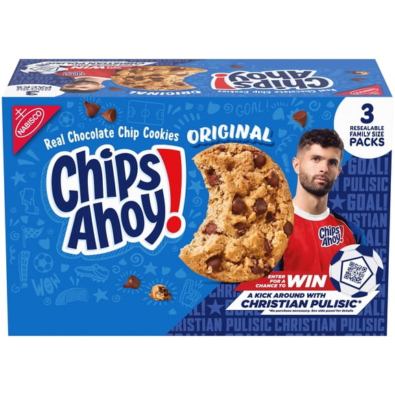 CHIPS AHOY! Chocolate Chip Cookies, Family Size, 18.2 oz., 3 pk.