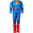 thumbnail image 6 of Superman Muscle Chest Toddler Costume with Accessories (3T-4T), 6 of 9