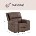 thumbnail image 3 of Bryceton Fabric Manual Recliner, 3 of 17