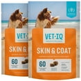 thumbnail image 1 of VETIQ Skin & Coat Soft Dog Chews, Hickory Smoke Flavored, 60 ct., 2 pk., 1 of 6