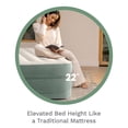 thumbnail image 3 of Intex 22" Queen Premium Comfort Air Mattress with Headboard, 3 of 11