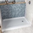 thumbnail image 2 of Streamline 60 in. x 36 in. Alcove Acrylic Shower Base With Left, Center or Right Drain / Glossy Black or White, 2 of 8