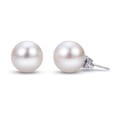 thumbnail image 1 of White Cultured Freshwater Pearl Stud Earrings, 1 of 3