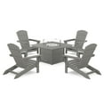thumbnail image 7 of POLYWOOD Gulf Shores Adirondack Conversation Set with Fire Pit Table, 5pc, 7 of 7