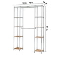 thumbnail image 7 of TRINITY® EcoStorage® Expandable Closet Organizer Chrome, 7 of 9