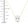 thumbnail image 6 of Lab Created Gemstone Necklace in 14K Yellow Gold, 6 of 9