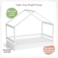 thumbnail image 4 of Little Seeds Trellis Toddler House Bed, Choose Color, 4 of 5