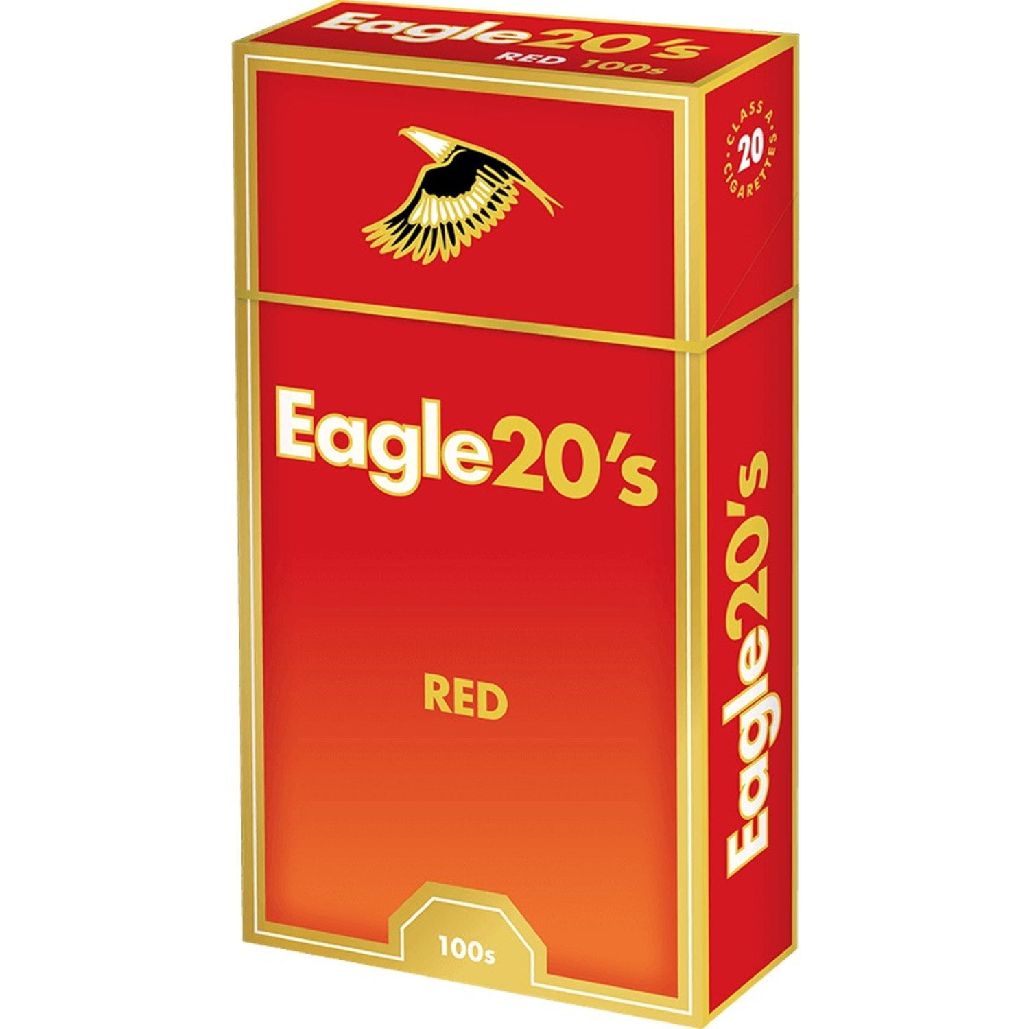 Eagle 20's Red 100's Box (20 ct., 10 pk.)