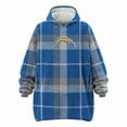 thumbnail image 1 of Pegasus Sports Los Angeles Chargers Wearable Sherpa Throw, 1 of 7