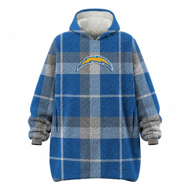 Pegasus Sports Los Angeles Chargers Wearable Sherpa Throw