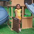 thumbnail image 9 of KidKraft Tennyson Twist Wooden Outdoor Swing Set with Surf Swing, 9 of 12