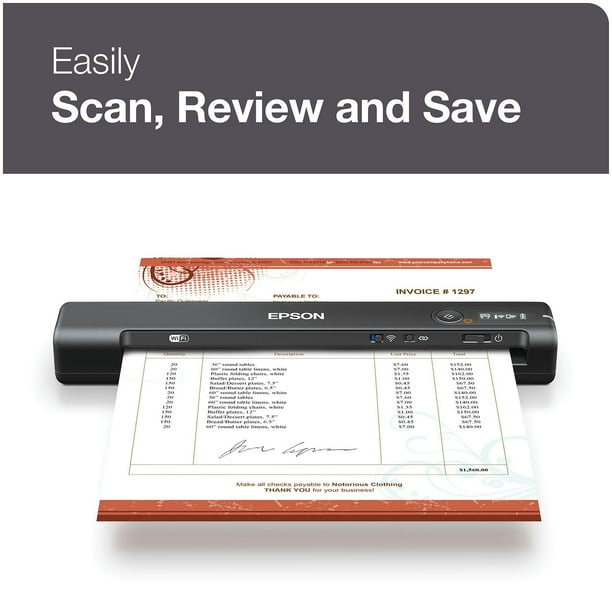 Epson WorkForce ES-60W Special Edition Wireless Scanner - Samsclub.com