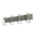 thumbnail image 2 of Hunter Devon Park with Clear Glass Bathroom Vanity Wall Light Fixture, 2 of 8