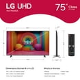 thumbnail image 3 of LG 75” Class UT7550 Series 4K UHD Smart TV, 3 of 13