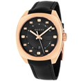 thumbnail image 1 of GUCCI GG2570 Quartz Black Leather Strap Men's Watch, 41mm, 1 of 5