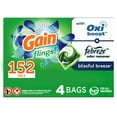 thumbnail image 1 of Gain Flings! Liquid Laundry Detergent Pacs, Blissful Breeze Scent (152 ct.), 1 of 8