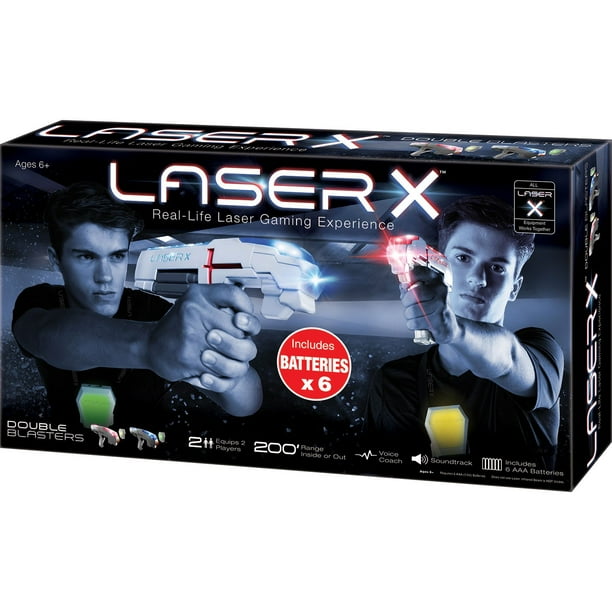 Laser X Laser Gaming Blasters with Batteries, 2 Pack - Samsclub.com