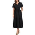thumbnail image 1 of French Connection Ladies Puff Sleeve Maxi Dress, 1 of 8