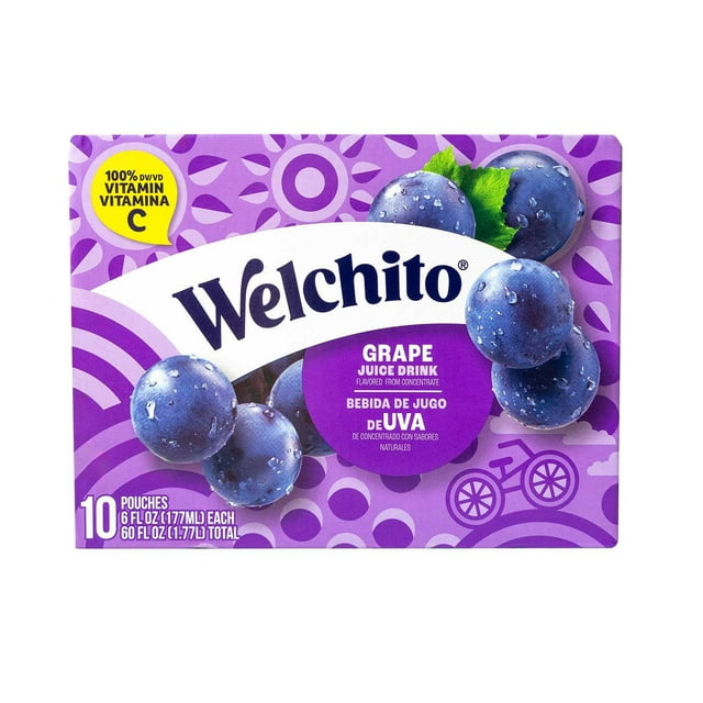Welchito Grape Drink Pouch 6 fl. oz., 40 pk.