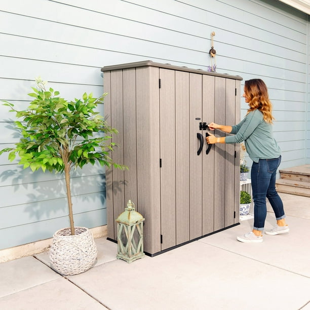 Lifetime 53 Cubic Feet Vertical Storage Shed - Samsclub.com