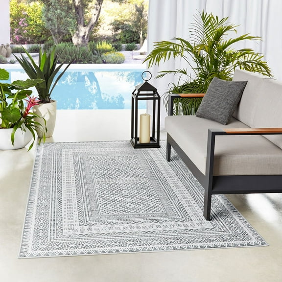 Member's Mark Everwash Willow Indoor/Outdoor Area Rug, 5' x 8'
