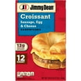 thumbnail image 1 of Jimmy Dean Sausage, Egg, and Cheese Croissant Sandwiches, Frozen, 12ct., 1 of 9