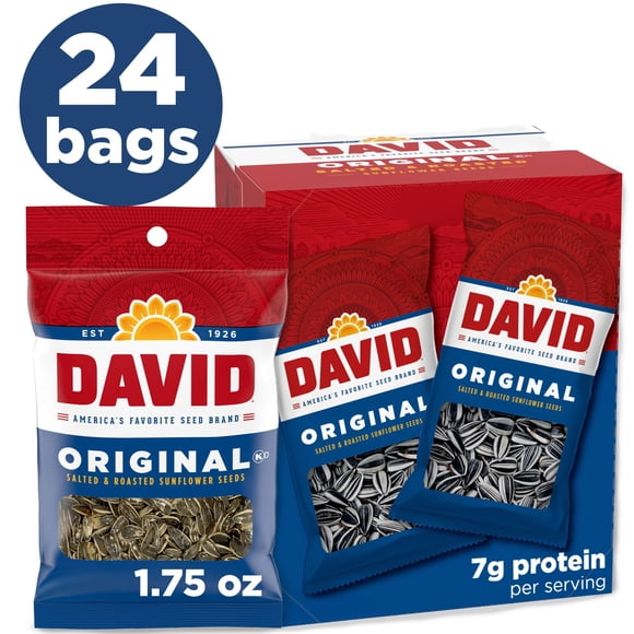 David Original Sunflower Seeds, 1.75 oz., 24 pk.