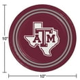 thumbnail image 2 of Collegiate Round Paper Plates, 10", 85 ct., Choose Your Team, 2 of 6
