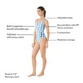 thumbnail image 5 of Member's Mark Women's Wrap-Style One-Piece Swimsuit, 5 of 9