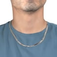 thumbnail image 6 of Italian Sterling Silver Herringbone Chain Necklace, 6 of 7