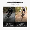 thumbnail image 5 of HOTO Air Pump Pocket Tool, 150PSI Portable Electric Bike Air Pump with Presta and Schrader Valve for Road Bike, Motorcycle, Mountain Bike, E-Bike, City Bike, 5 of 12