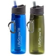 thumbnail image 1 of LifeStraw Go Water Bottle with 2-Stage Filtration (2 pack), 1 of 9