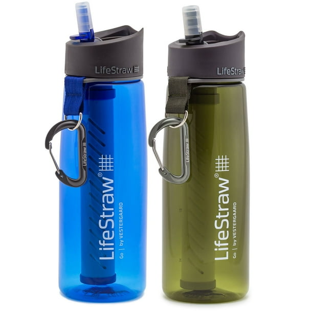 LifeStraw Go 1L Bleu - Bouteille filtrante réutilisable. 1080