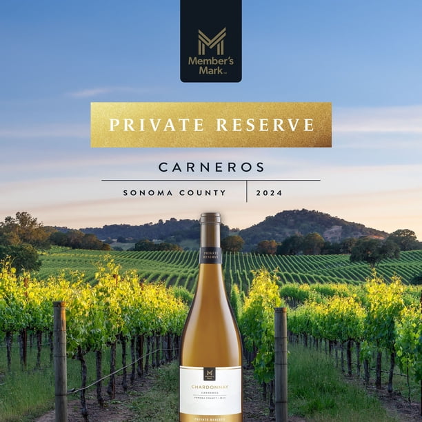Member's Mark Private Reserve Carneros Chardonnay Wine, 750 ml