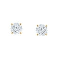 thumbnail image 3 of 0.70 CT. T.W. Round Diamond Stud Earrings in 14K Gold, 3 of 7