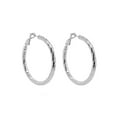 thumbnail image 4 of Italian Sterling Silver Hoop Earring Set, 4 of 8