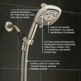 thumbnail image 2 of Oxygenics Contour 9-Setting Handheld Shower Head Brushed Nickel, 2 of 18