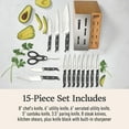 thumbnail image 6 of Premier by Calphalon 15-Piece Knife Set with SharpIN Edgetech, 6 of 6