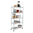 thumbnail image 8 of Seville Classics 5-Tier Steel Wire Shelving, 30" W x 14" D x 61.5" H, 8 of 12