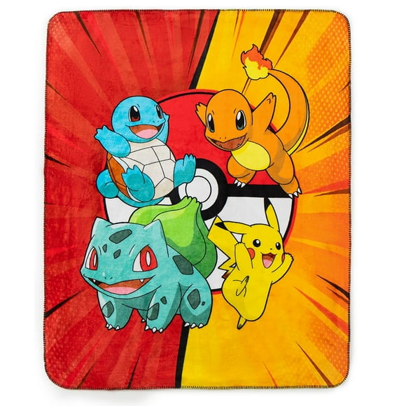 Pokémon "Battle Burst" 50" x 60" Cloud Faux Fur Throw