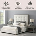thumbnail image 2 of Cape Cod Fabric Tufted Bed, Assorted Sizes, 2 of 7