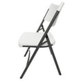 thumbnail image 3 of Maxchief Industrial Grade Contoured Folding Chair, White, 3 of 6