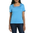 thumbnail image 1 of Rafaella Women's Squareneck Top, 1 of 4