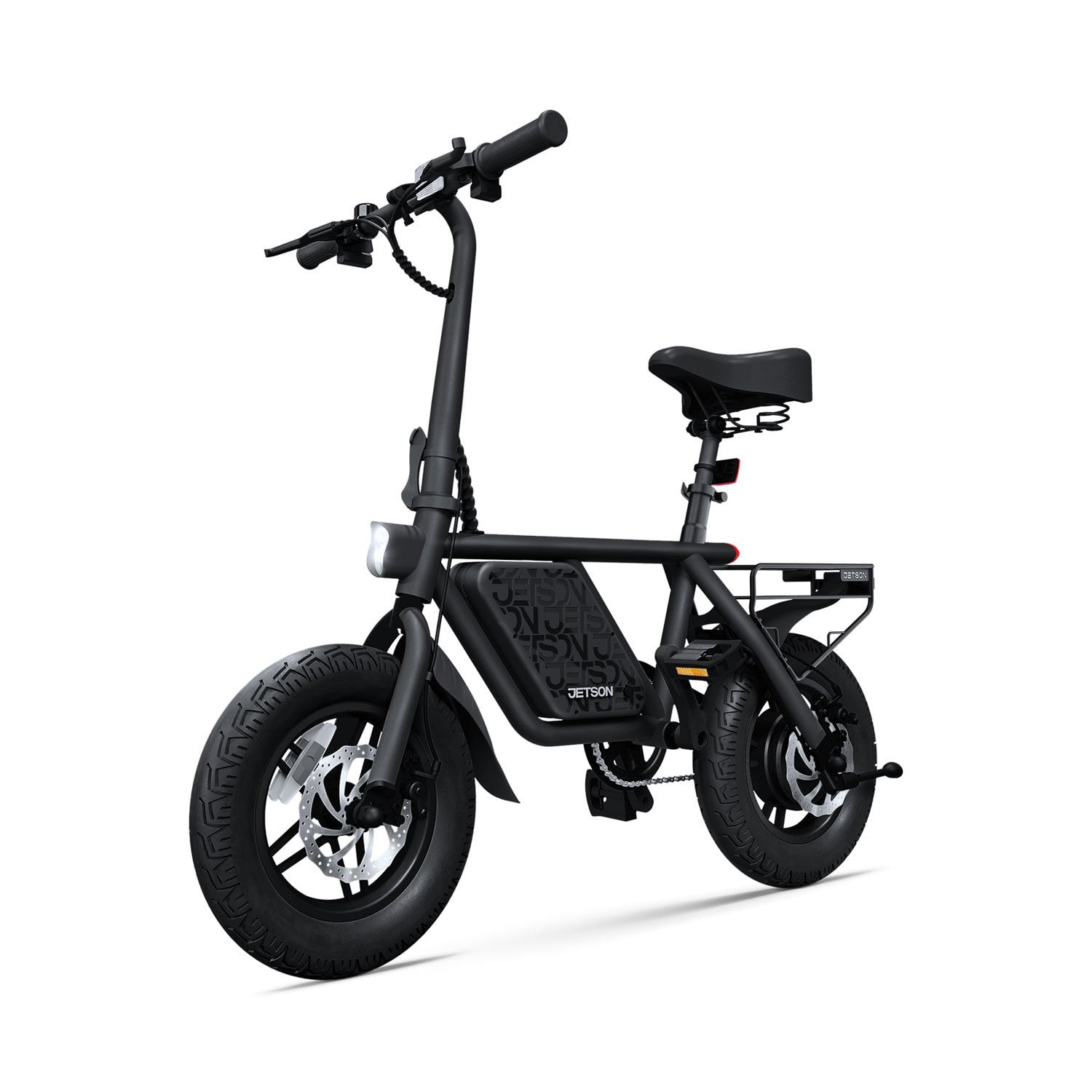 Jetson Atlas Pro 14” Fat Tire Folding Electric Bike with RackIt