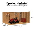 thumbnail image 5 of Handy Home Products Eave Gable 12' x 10' Outdoor Wooden Shed, Choose Installation, 5 of 15